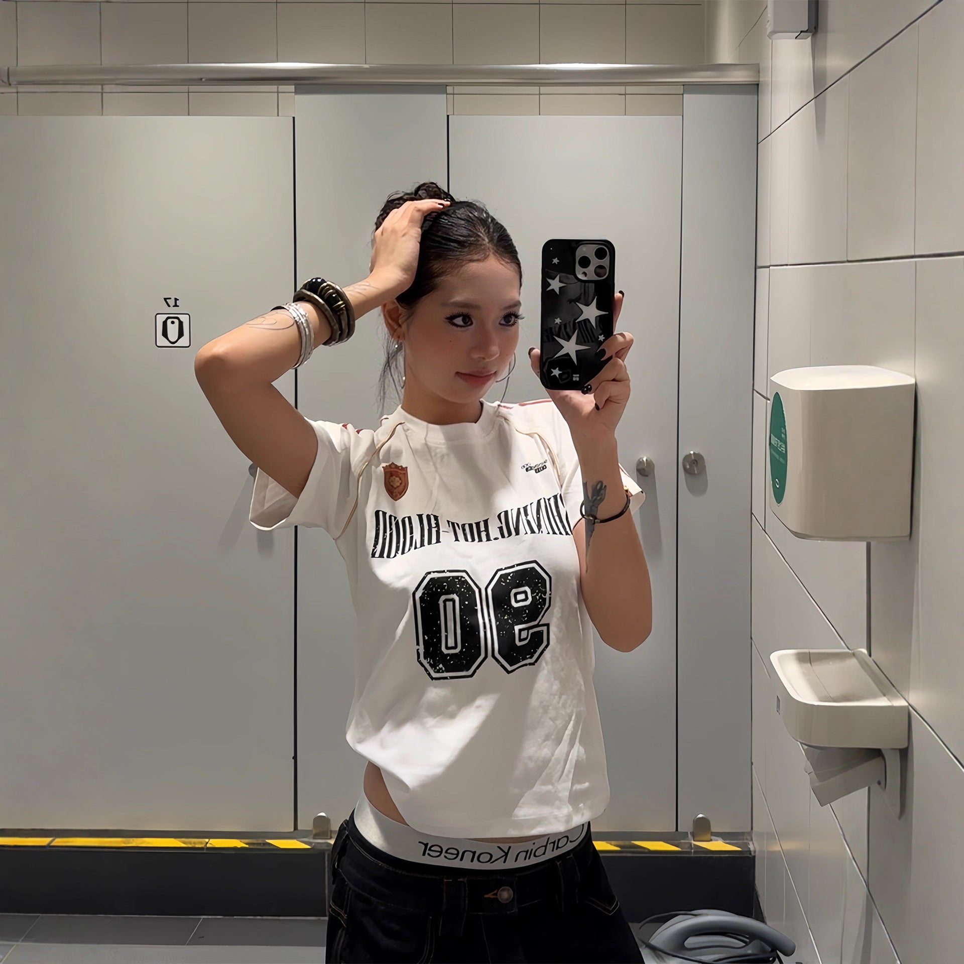 Summer Trendy New Raglan Short-sleeve Top
